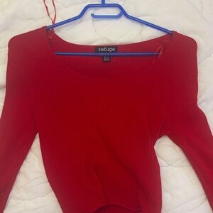 Urban Planet red long sleeve top